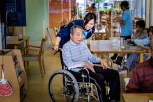 older person in a care centre