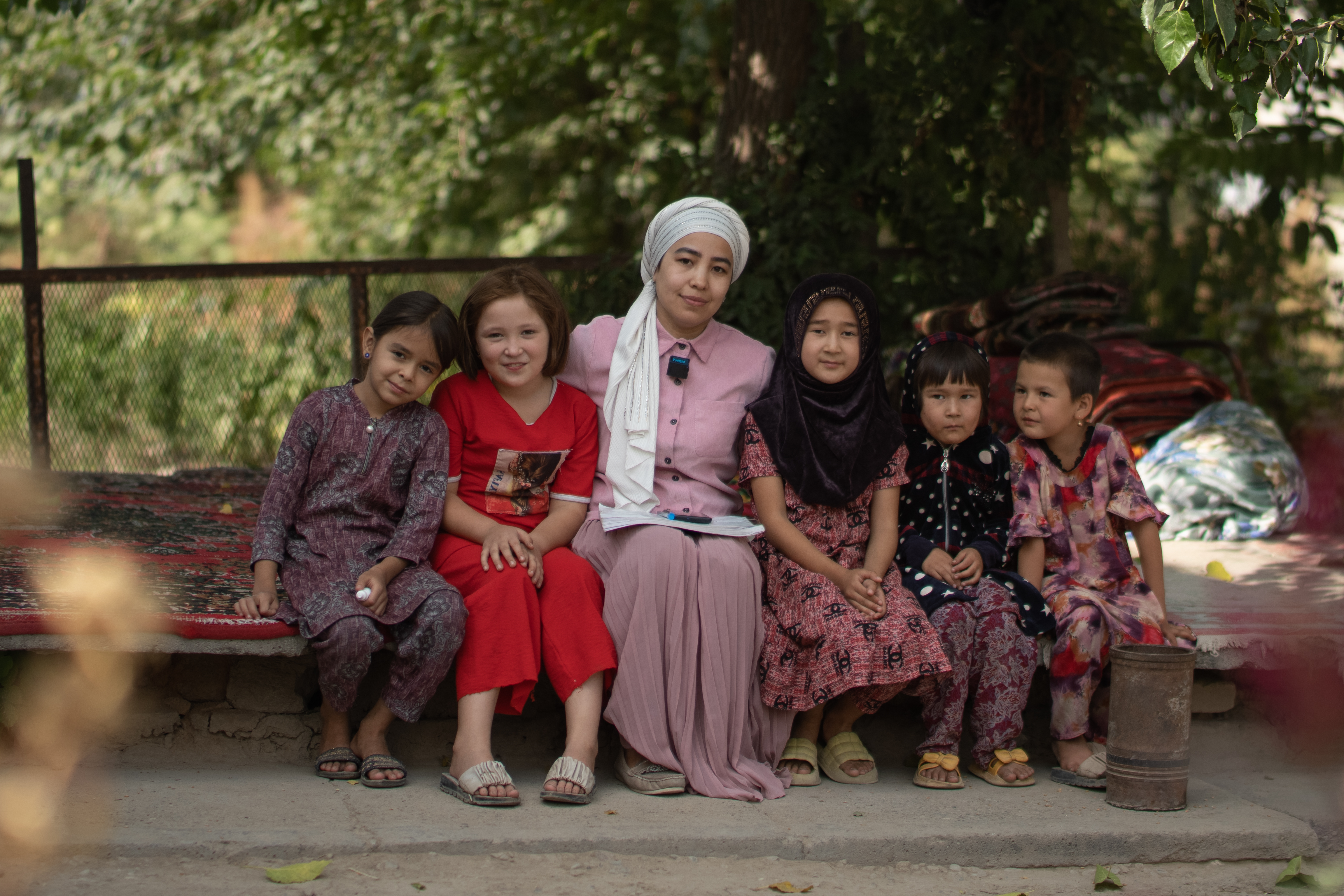 © WHO / Lindsay Mackenzie. Family Nurse Mavluda Turrayeva checks on a family during a home visit in Rudaki District, Tajikistan.
