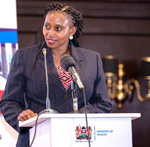 Madam Mary Muthoni, Principal Secretary for State Department of Public Health and Quality Standards