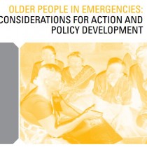 Older Persons in Emergencies – Considerations for Action and Policy ...