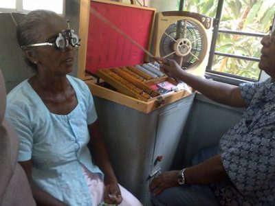 Eye camps for older people