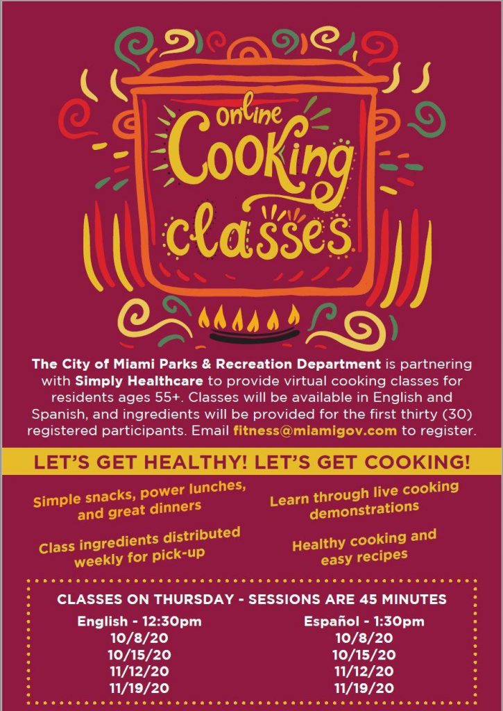 Virtual Online Cooking Classes for Active Adults 55+ - Age-Friendly World