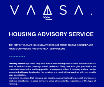 Housing advisory service