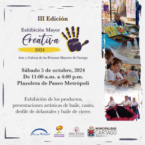 Programa de Personas Mayores, Cartago 2024