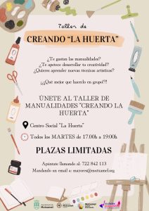 Creando en la huerta “taller de manualidades ecológicas”