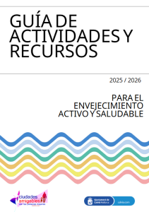 Guía de actividades y recursos para el envejecimiento activo y saludable
