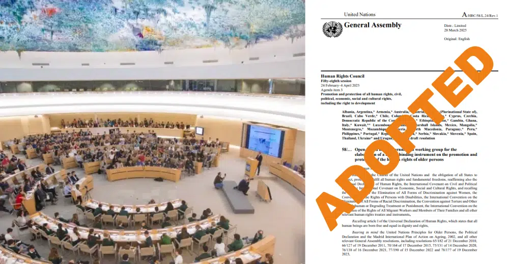 Room of UN Human Rights Council in Geneva