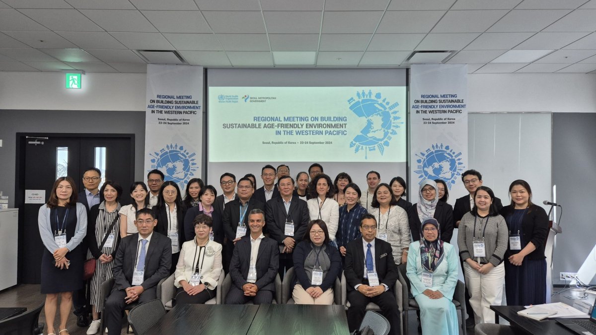 Photo from the WHO Western Pacific Regional Meeting on Building Sustainable Age-friendly Environments