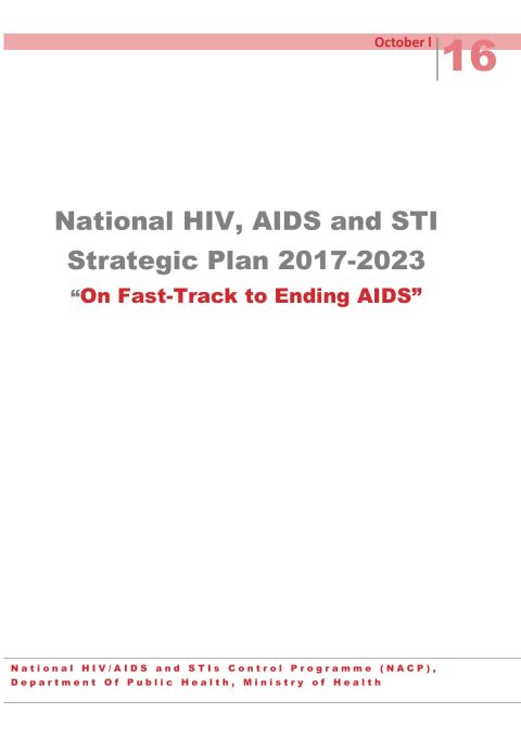 National HIV, AIDS and STI Strategic Plan 2017-2023