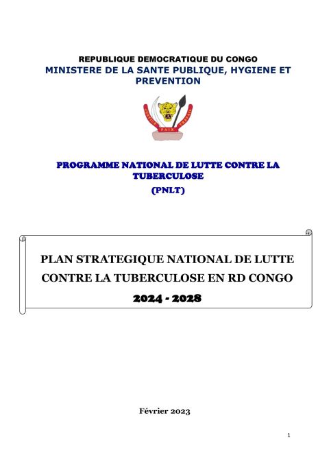 Plan stratégique national de lutte contre la tuberculose 2024-2028