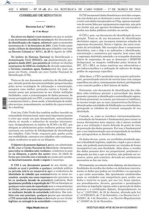 Decreto-Lei No 19/2014