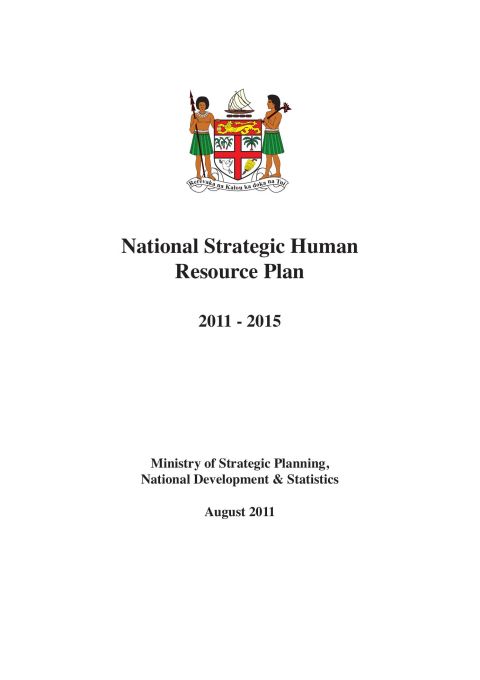 National Strategic Human Resource Plan 2011-2015