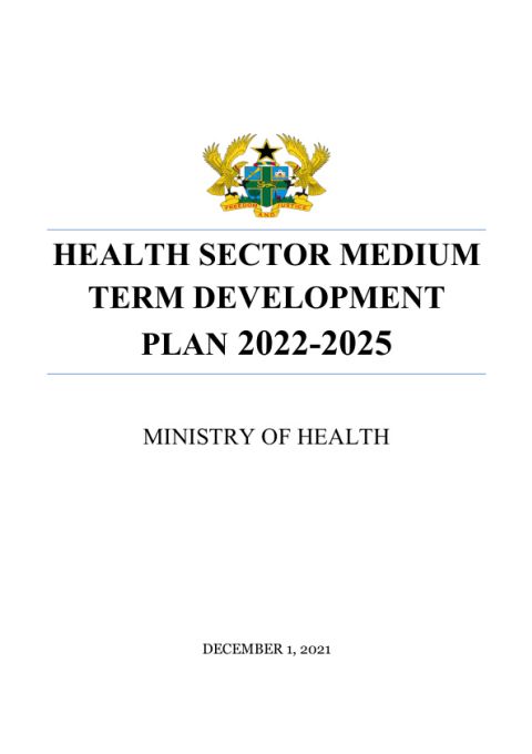 National Health Policy Strategy Plan