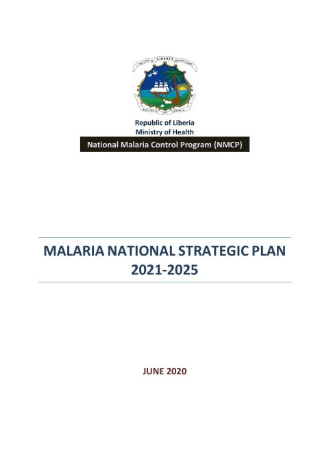 National  Malaria Strategic Plan 2021 2025