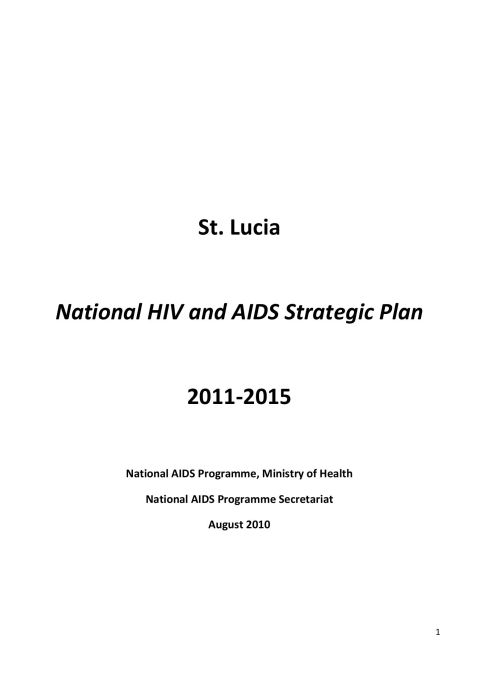 National HIV AIDS Strategic Plan 2011-2015