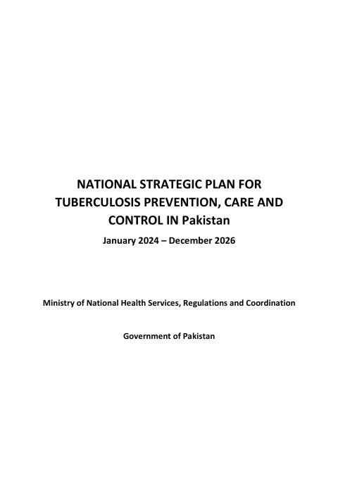 National Strategic Plan TB Control 2024-2026