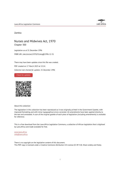 Nurses and Midwives Act