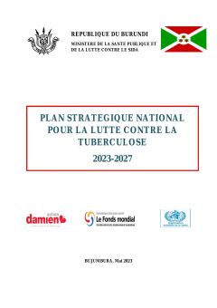 Plan stratégique national contre la tuberculose 2023-2027