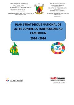 Plan stratégique national de lutte contre la tuberculose 2024-2026