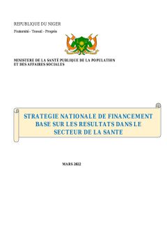Stratégie de financement basée sur les résultats dans le secteur de la santé 2022
