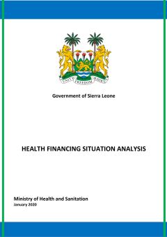 Health Financing Situation Analysis 2020