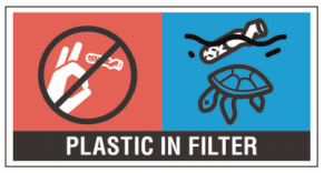 Plastic in filters