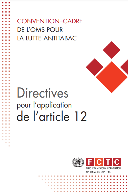 Couverture Directives pour la mise en place de l'Article 12