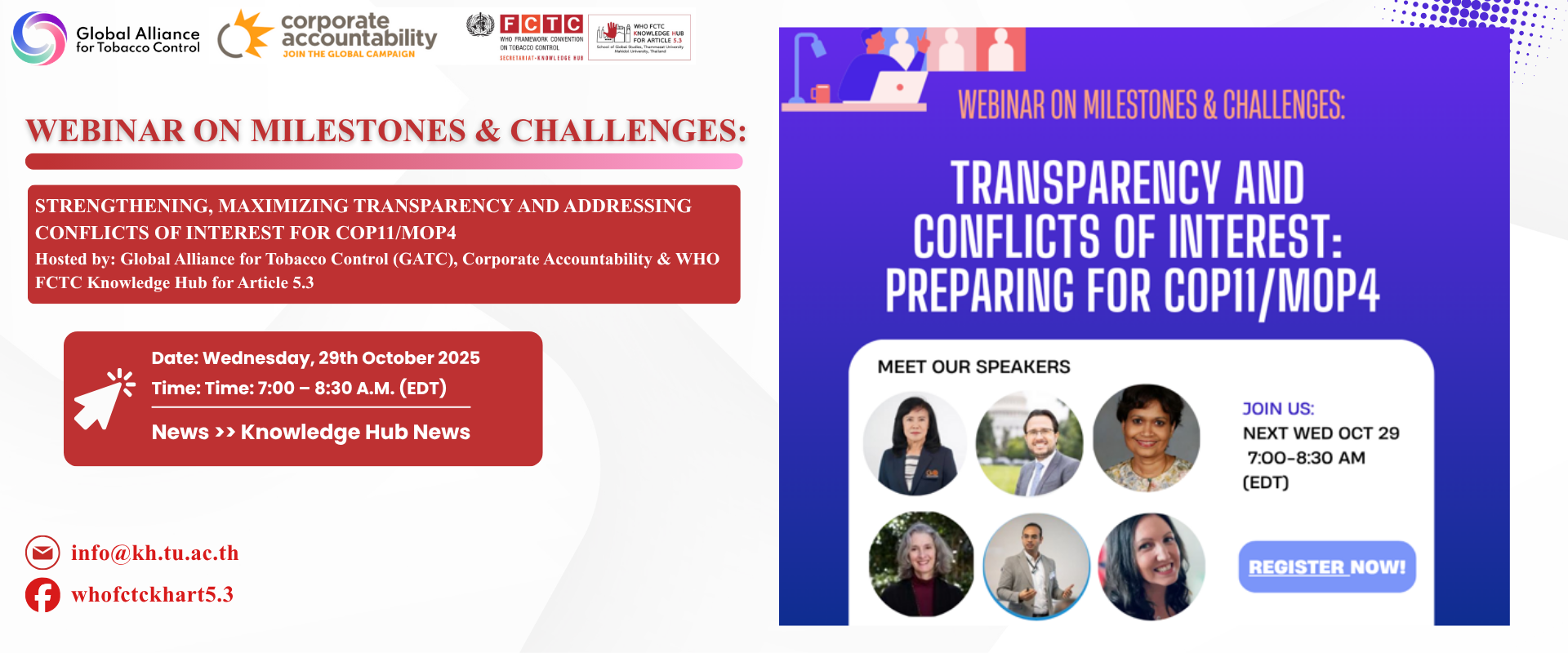 Webinar on milestones 