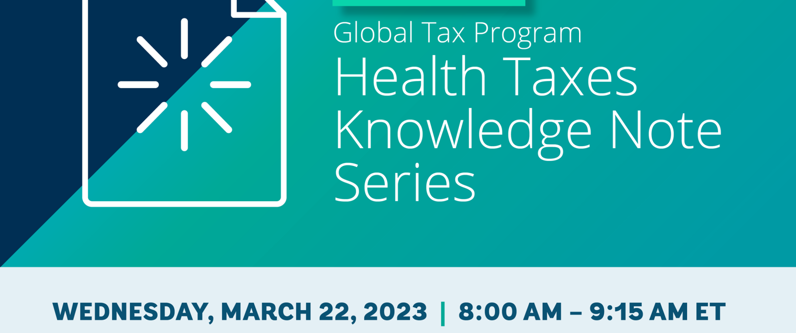 Global tax program