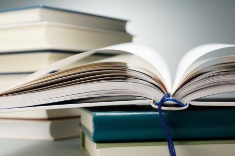 Books on the table