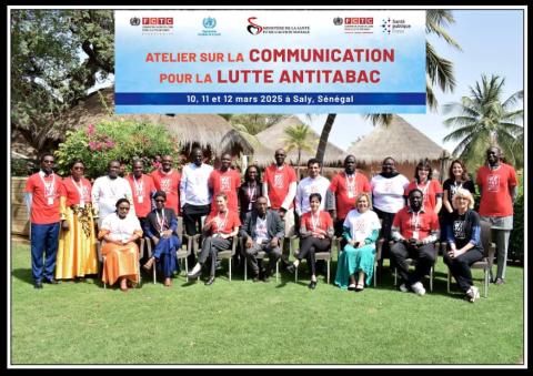 photo of participants at the workshop on strategic communication in the fight against tobacco