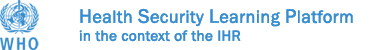 Logo of HEALTH SECURITY LEARNING PLATFORM
