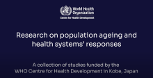 Title slide for BMC supplement video series on research on population ageing and health systems' responses