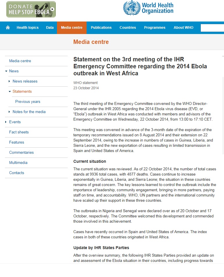 Statement on the 3rd meeting of the IHR Emergency Committee _23Oct2014.jpg