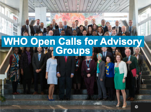 WHO Open Calls