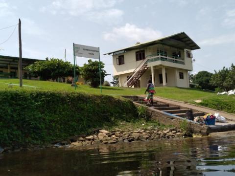 A primary health care centre in Ladoani, Suriname. Photo taken in May 2020.