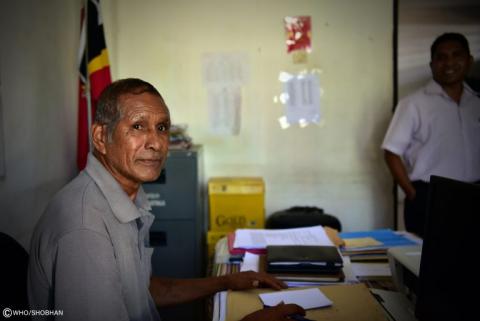 Eurico da Costa de Jesus, Village Chief, Comoro, Dili