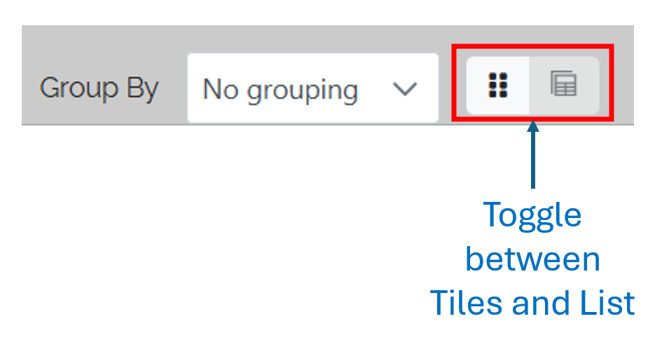 Image showing the navigation to the Data Page Action Menu