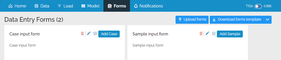 Custom Forms