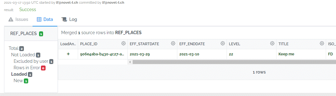 reset ignored lookup