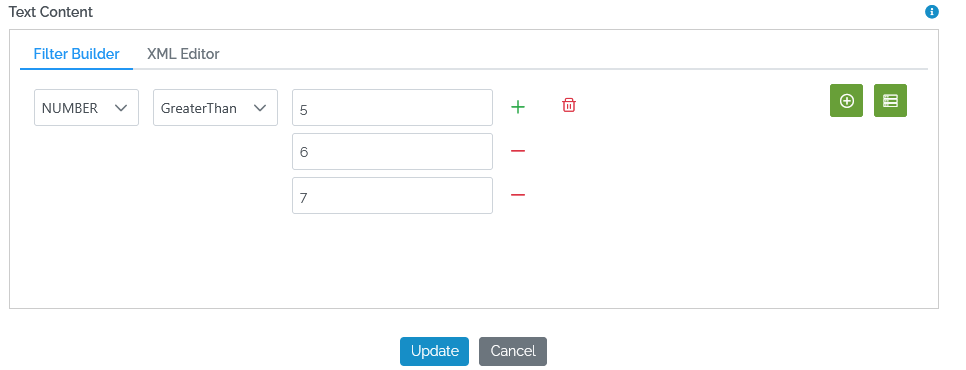 Test Row filter 3