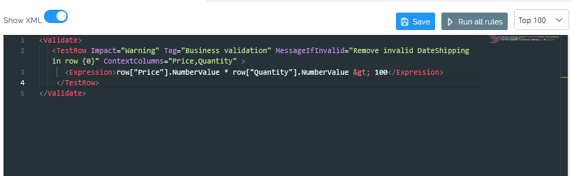 Test Row C# 2