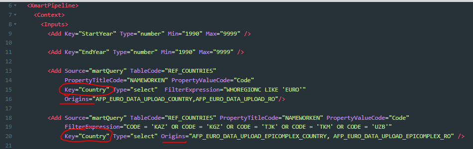 specifying origins for <Inputs><Add> elements