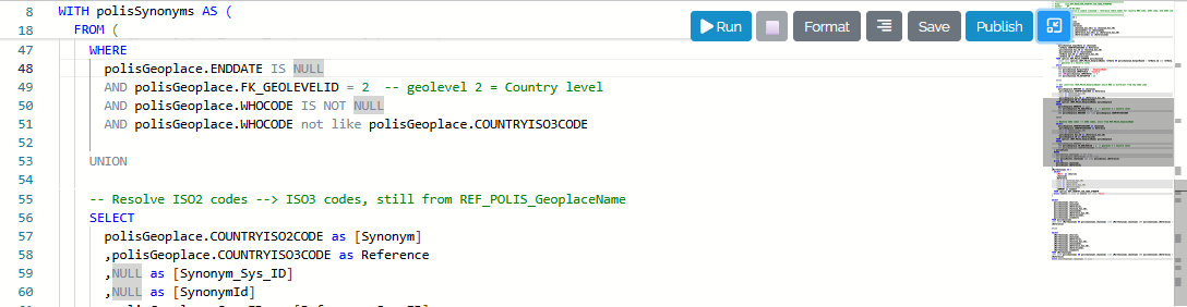 pipeline editor improvements
