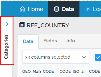 collapsed object browser