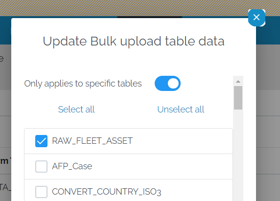 Image showing the permissions Update pop-up